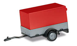 048-051576-004 - H0 - PKW-Anhänger, rot